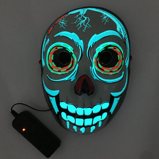 LED Halloween Cosplay Mask