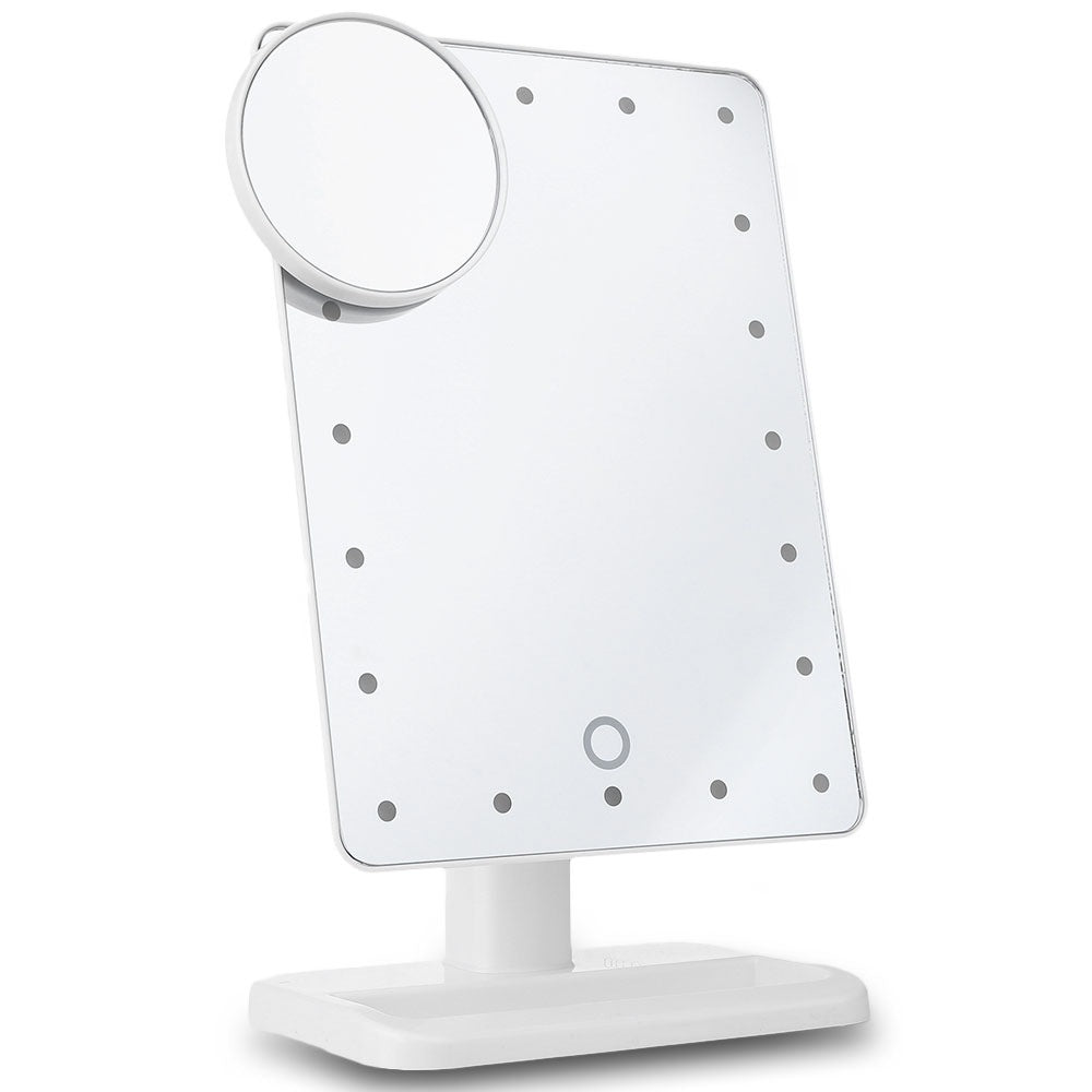 Led Desktop Mirror With 20 Bead Lights