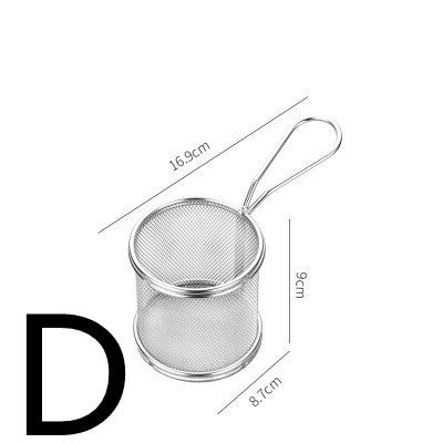 Stainless Steel Hot Pot Colander Filter Mesh With Hook