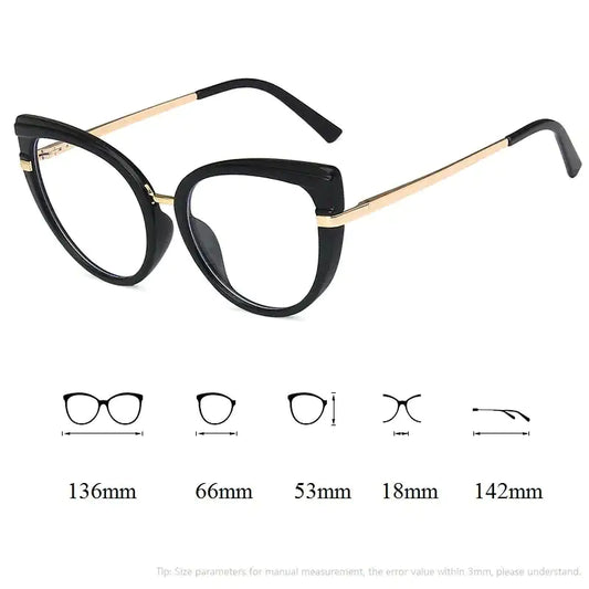 Nylah Pound Pointed Eyeglasses