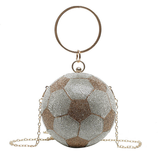 Football Shape Clutch Bag