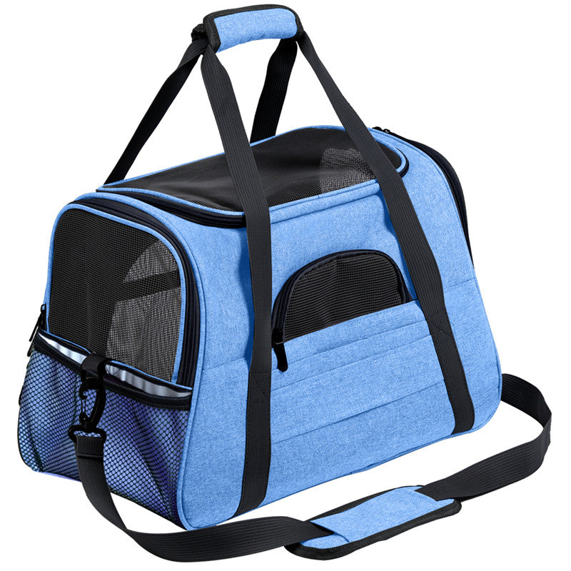 Messenger/ Backpack Style Pet Carrier Travel Bag