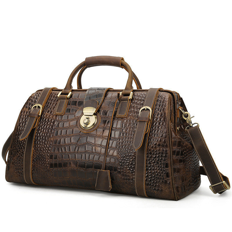 Men's leather Travel Bag