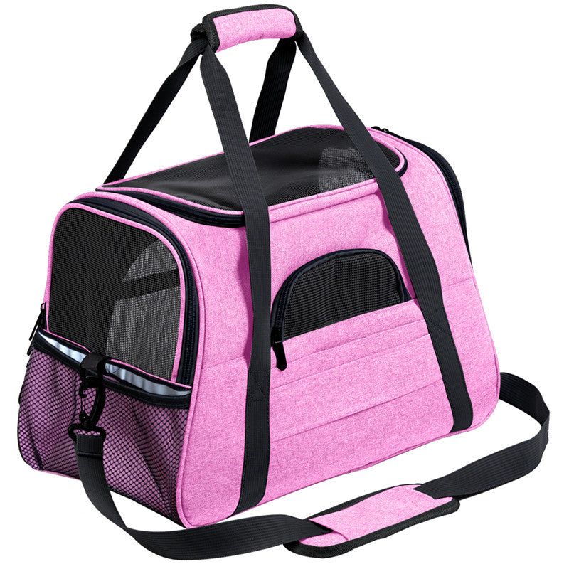 Messenger/ Backpack Style Pet Carrier Travel Bag