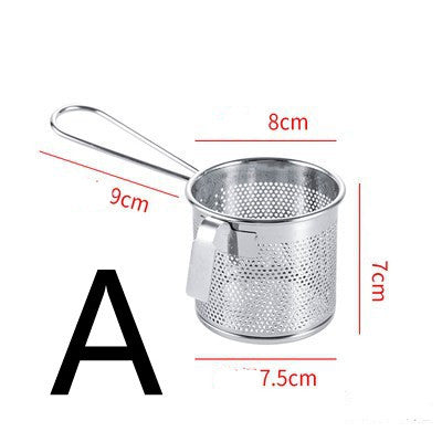 Stainless Steel Hot Pot Colander Filter Mesh With Hook