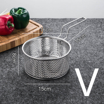 Stainless Steel Hot Pot Colander Filter Mesh With Hook