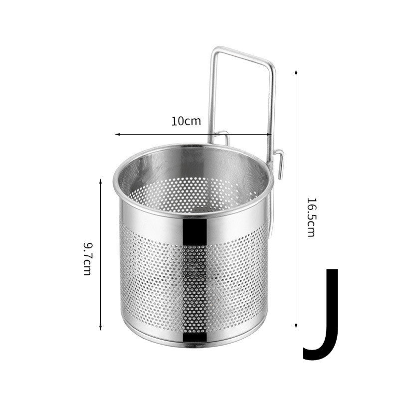 Stainless Steel Hot Pot Colander Filter Mesh With Hook