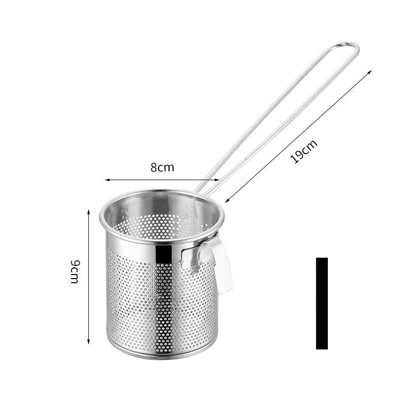 Stainless Steel Hot Pot Colander Filter Mesh With Hook