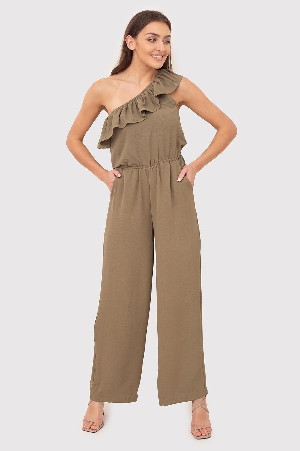 One Shoulder Jumpsuit