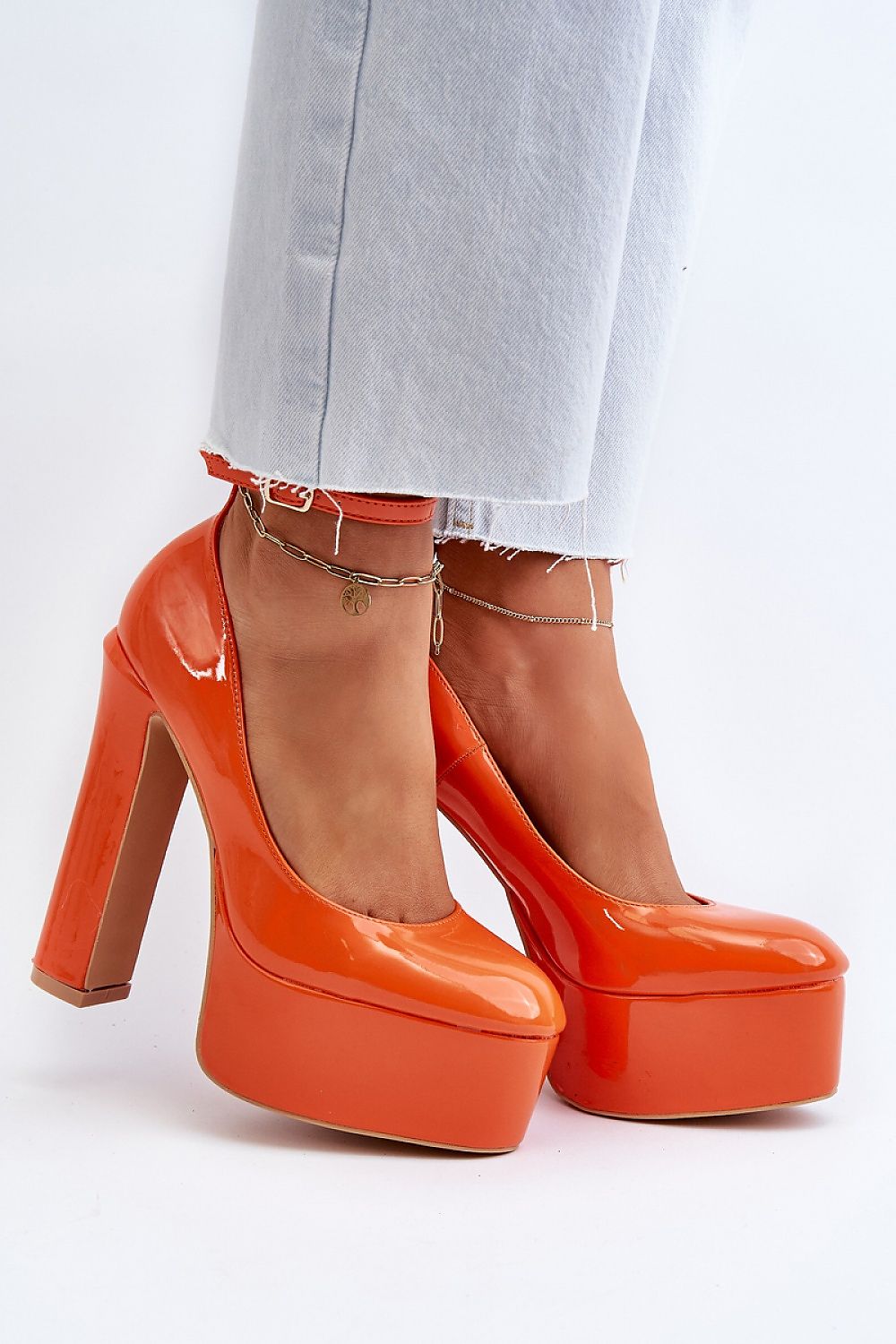 Pumpkin Platform Pumps