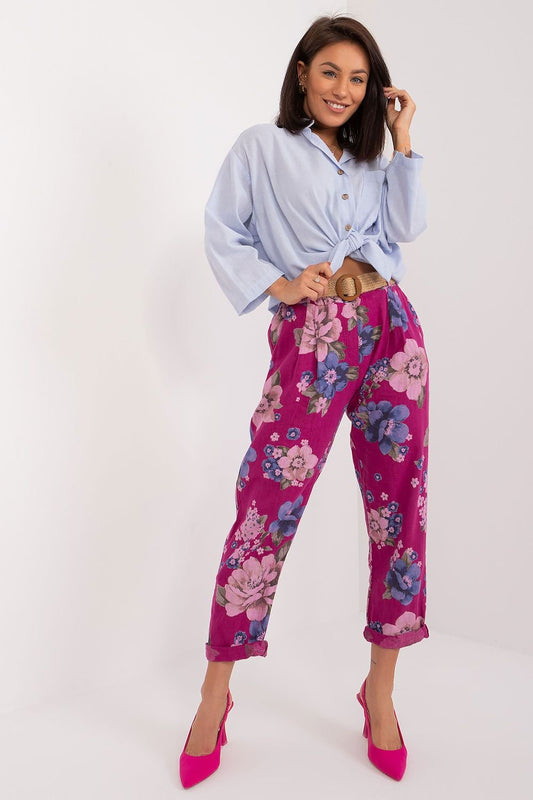 Casual Floral Pants