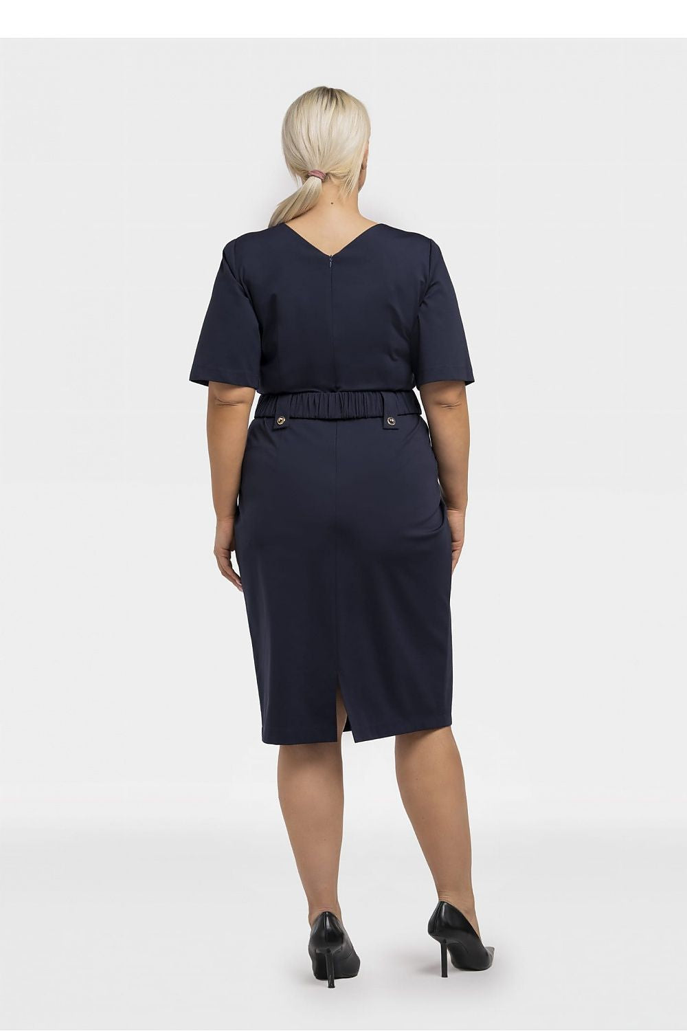 Plus size dress model 195025 Karko