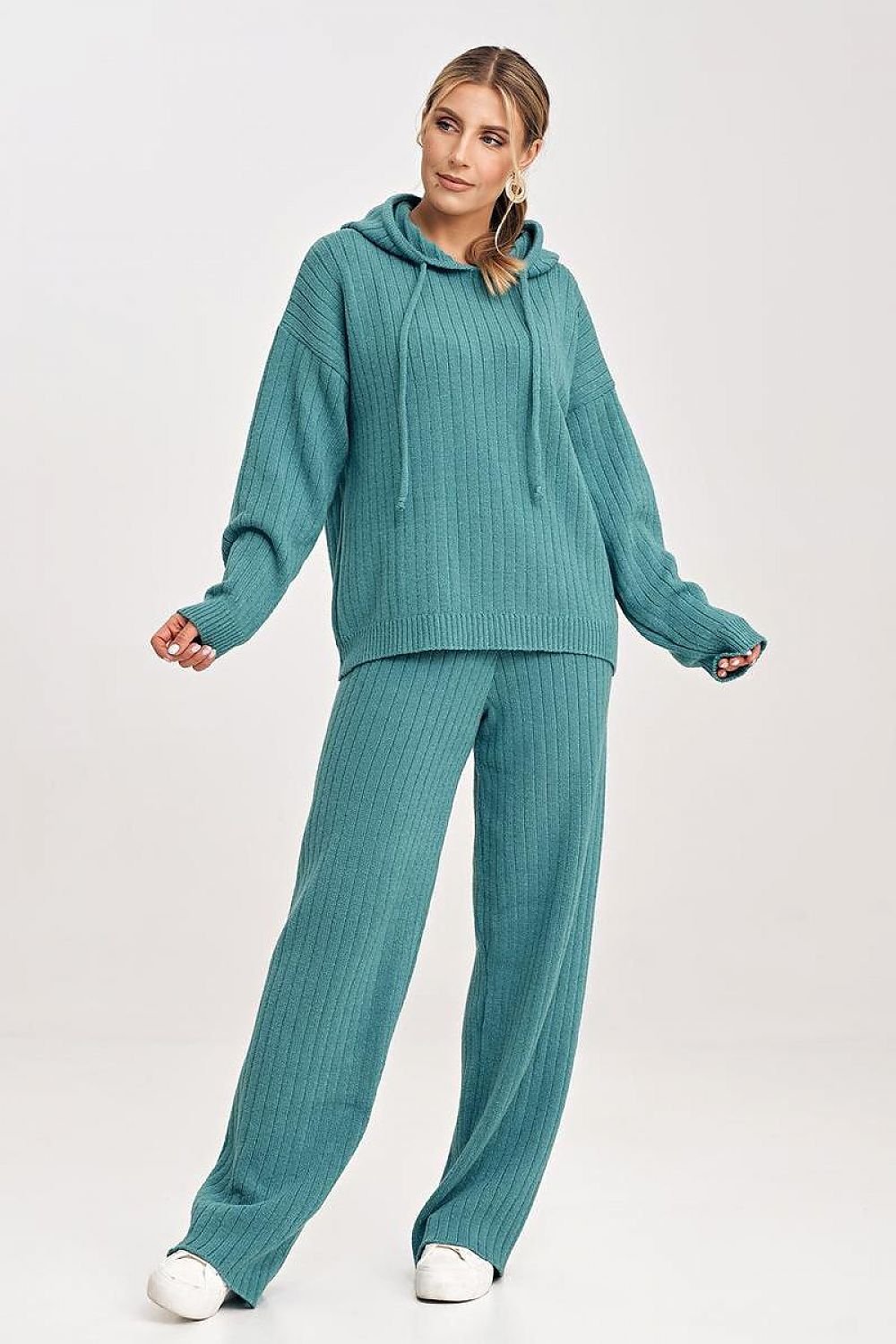 Knitted Hood Sweatsuit