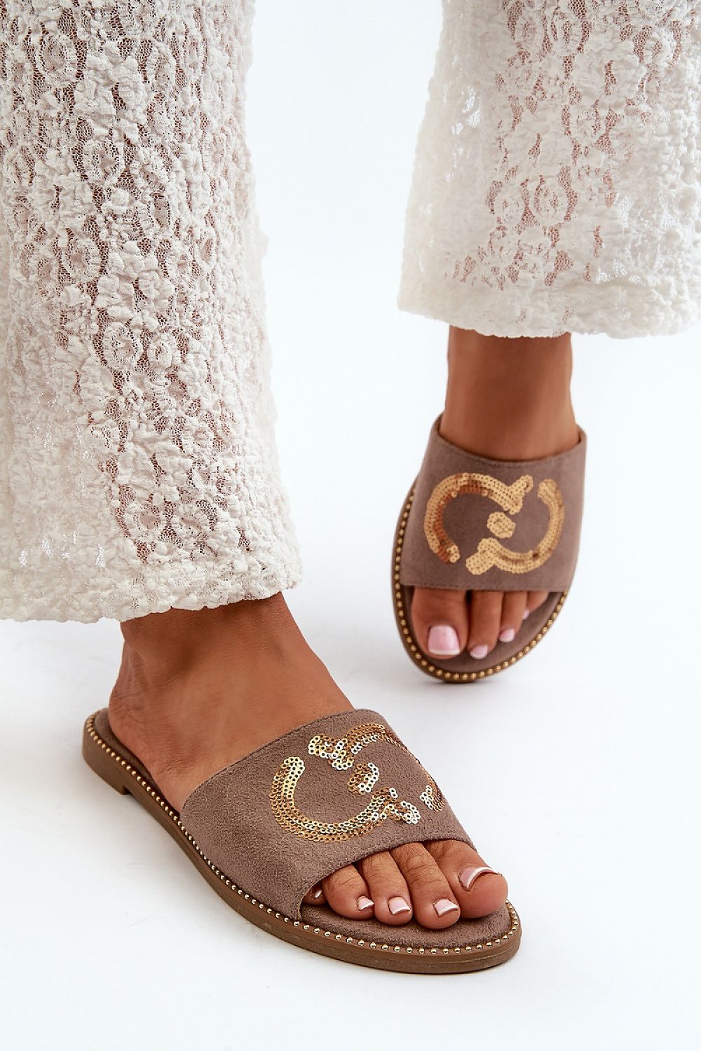 Suede Flip-Flops