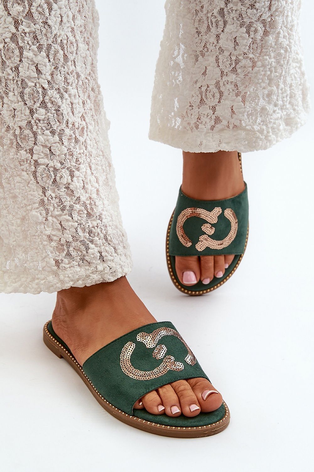 Suede Flip-Flops