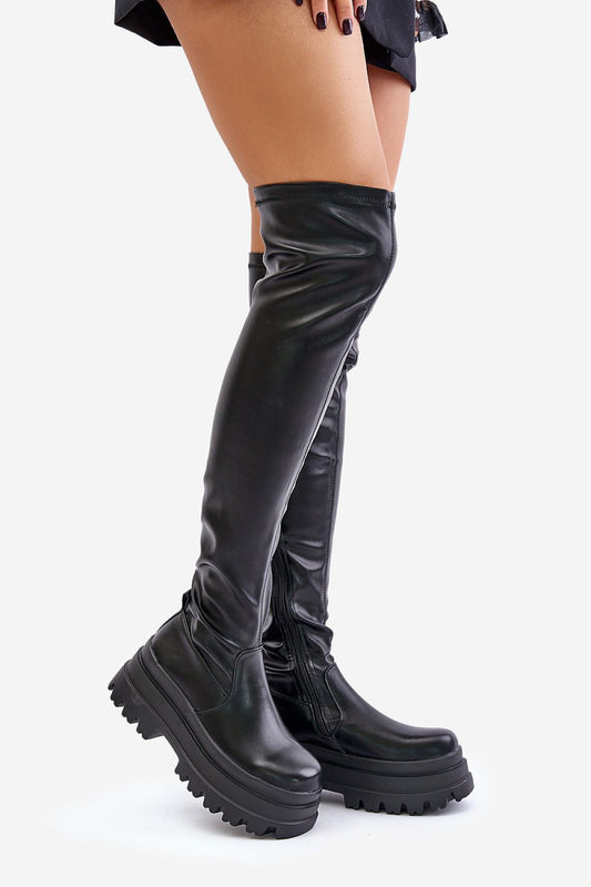 Black Over the Knee Boots