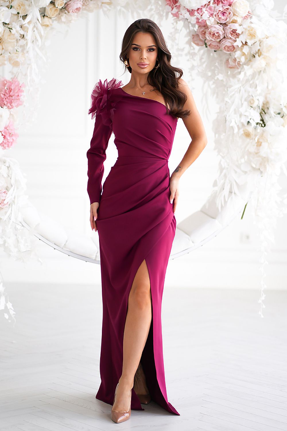 Long dress model 202375 Bicotone