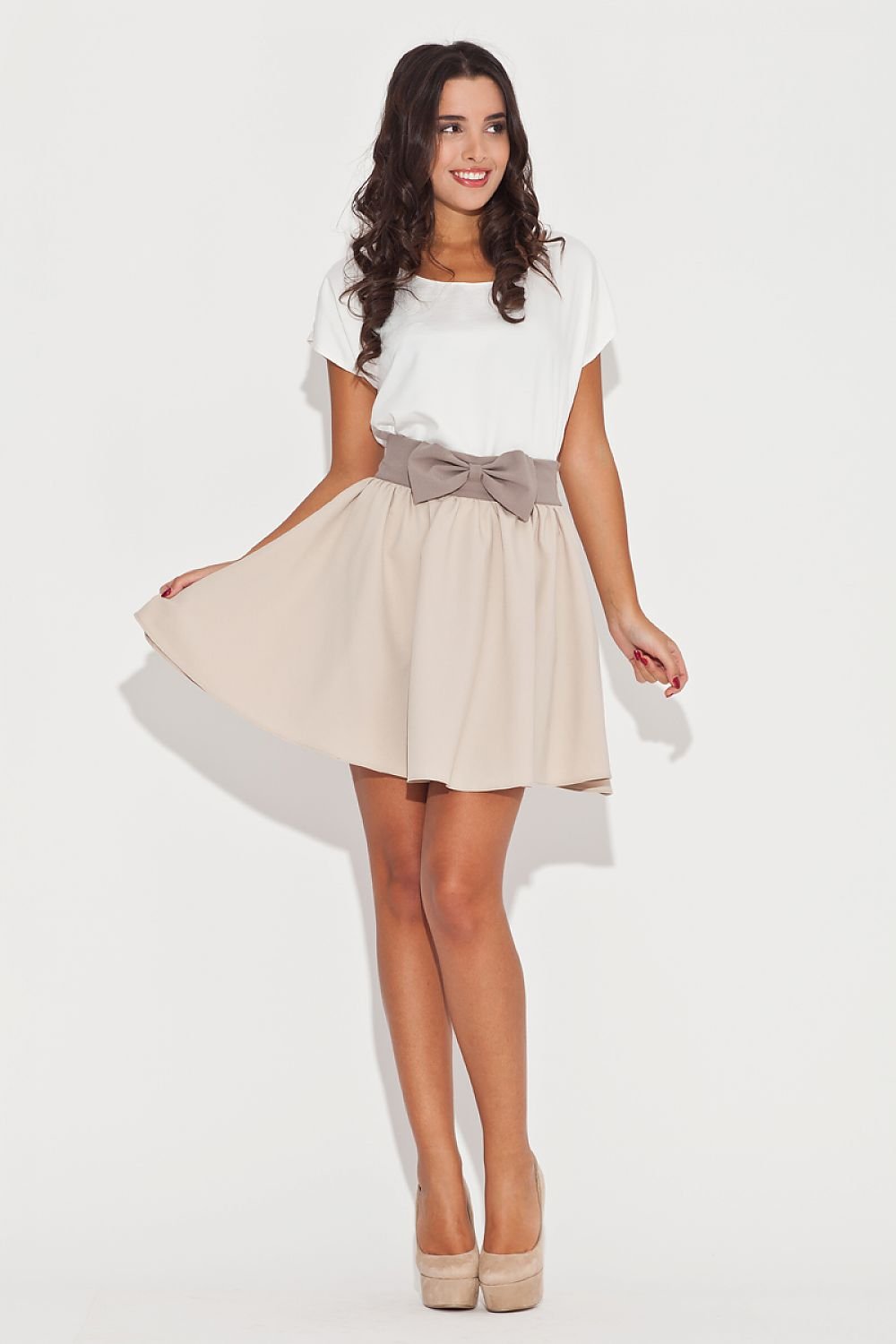 Flared Bow Skirt