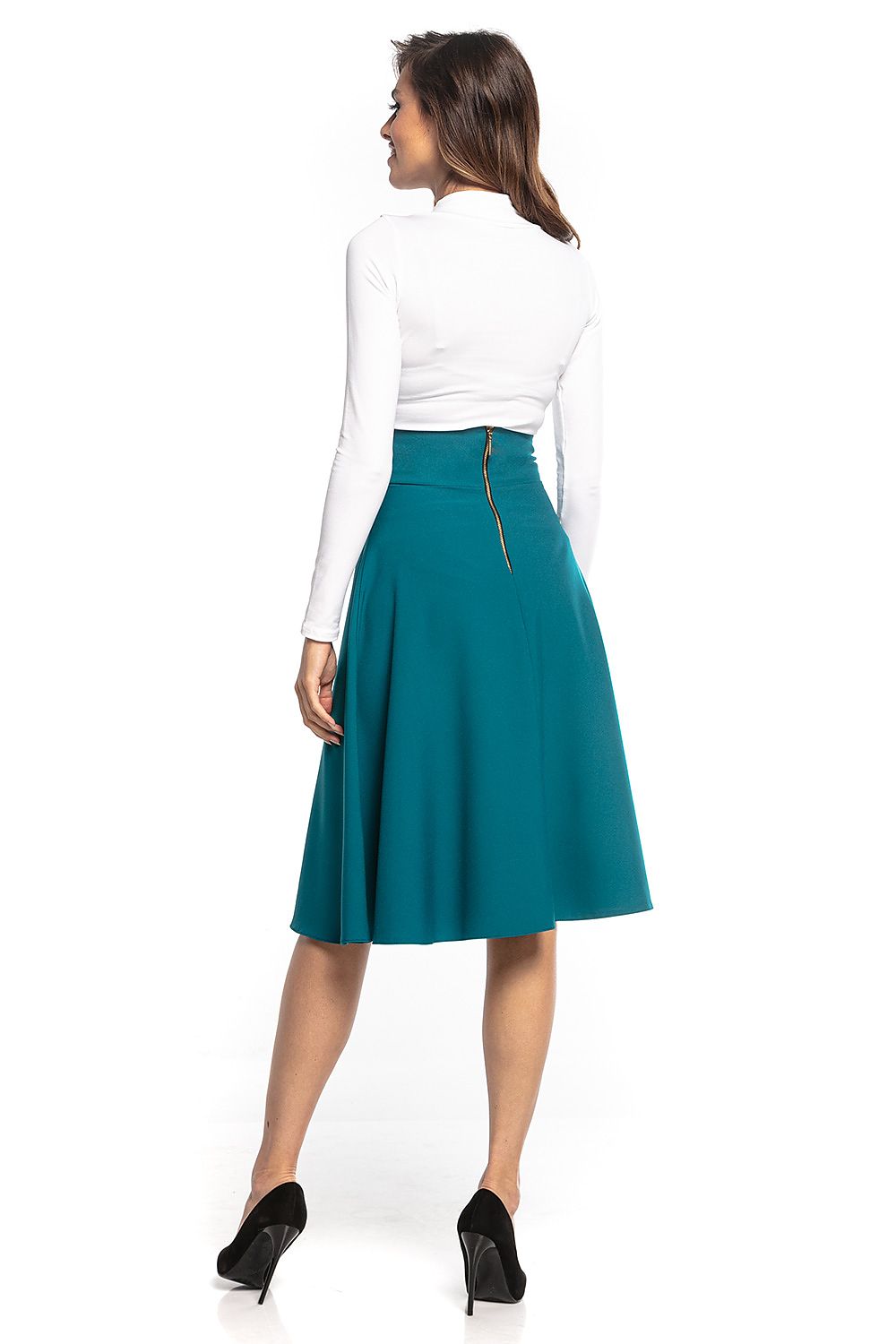 High Waste Midi Skirt