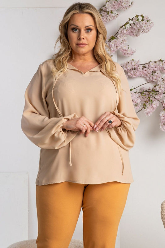 Plus size blouse model 176579 Karko