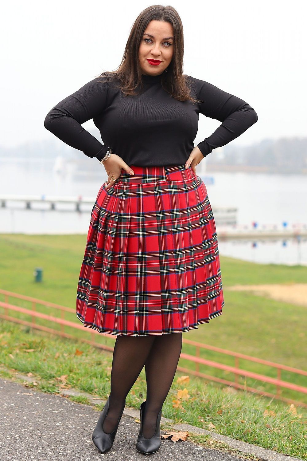 Club Plaid Skirt