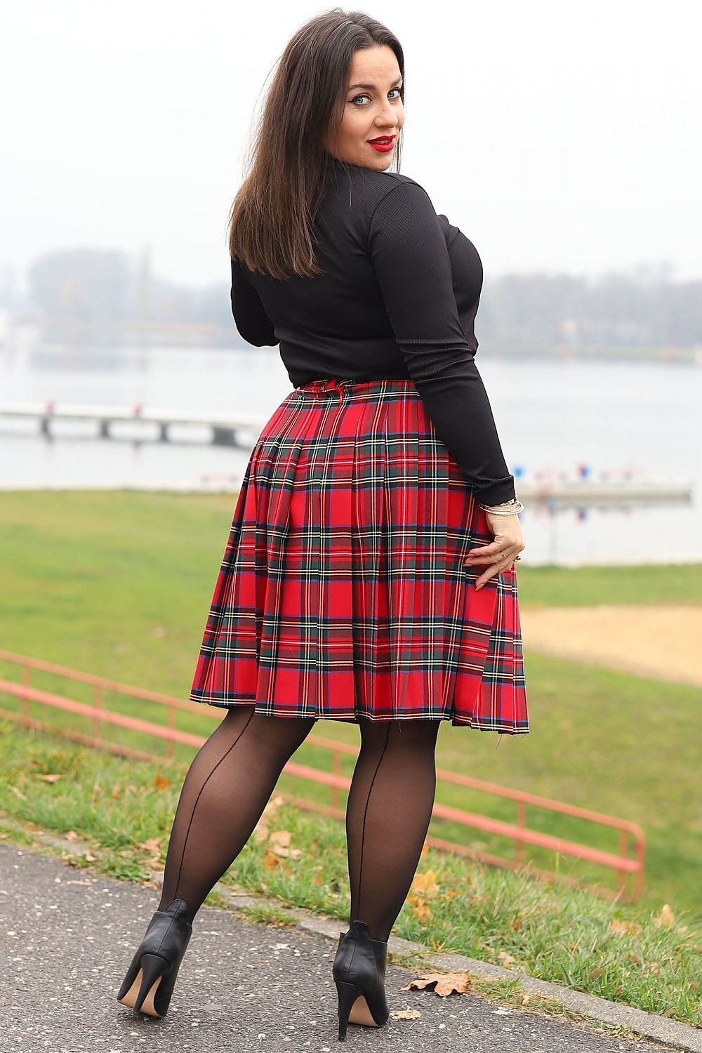 Club Plaid Skirt