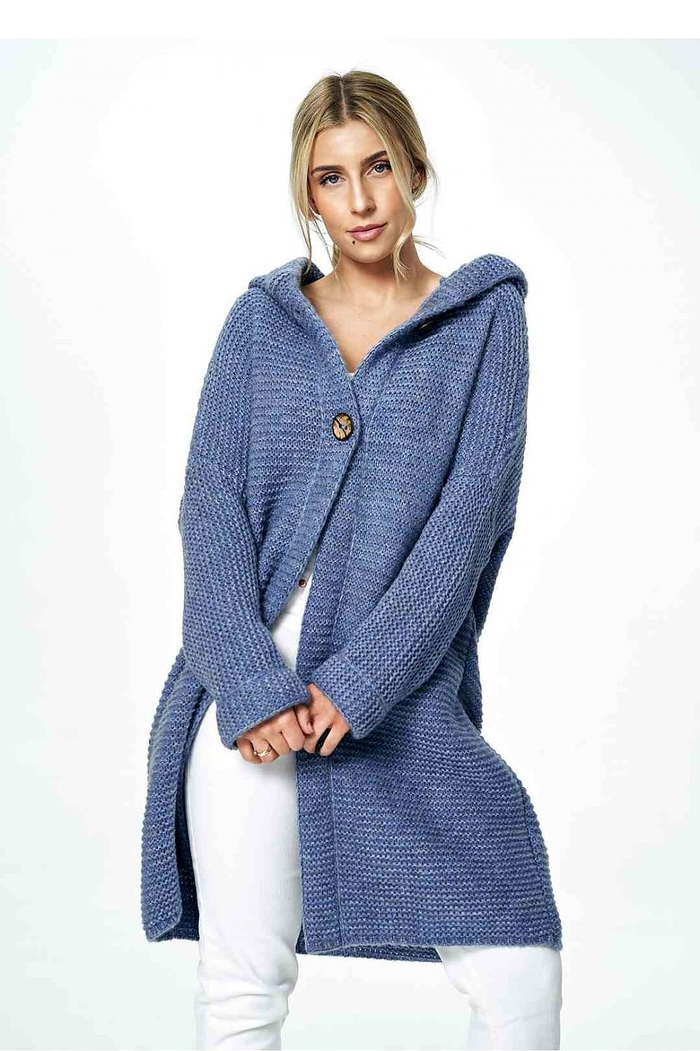 Hooded Cardigan model