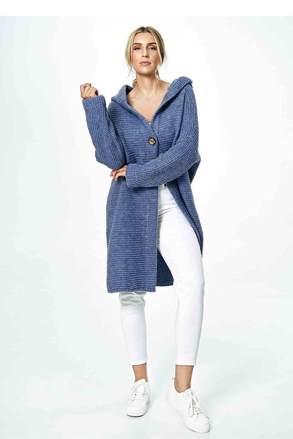 Hooded Cardigan model