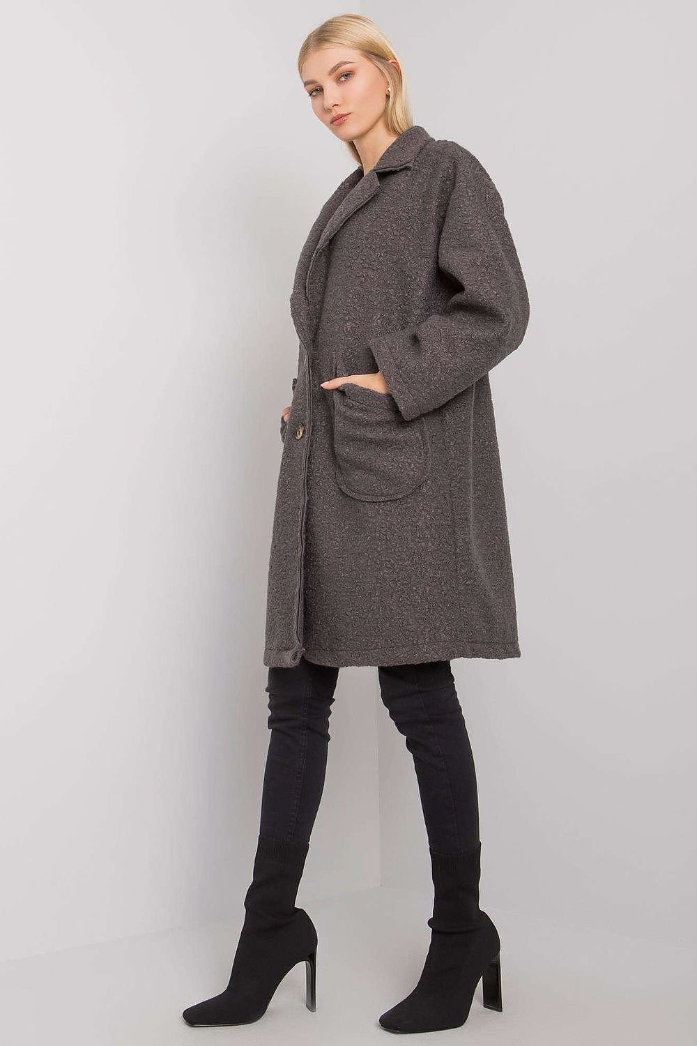 Oversize Button Coat