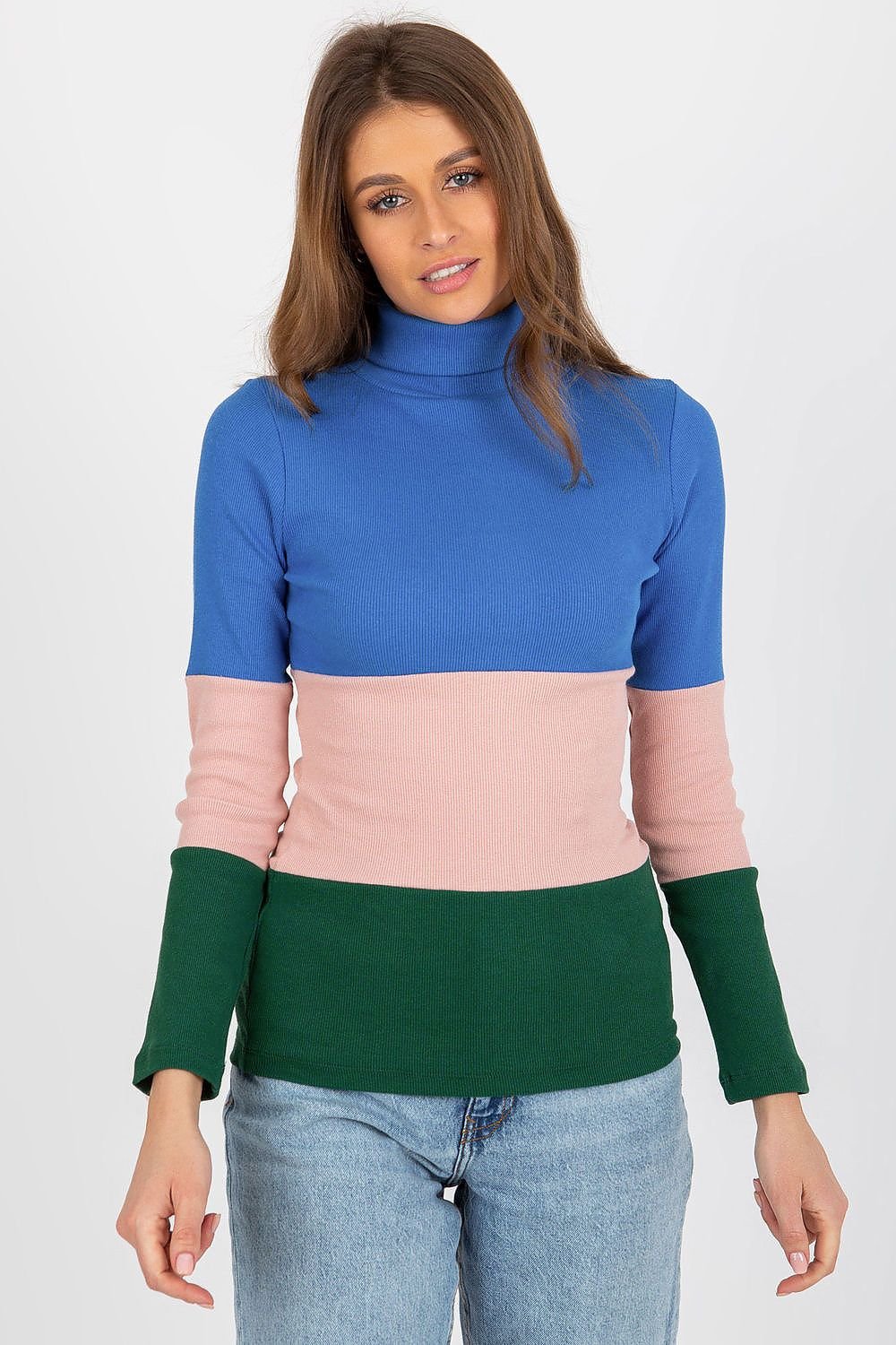 Multi-Color Turtleneck