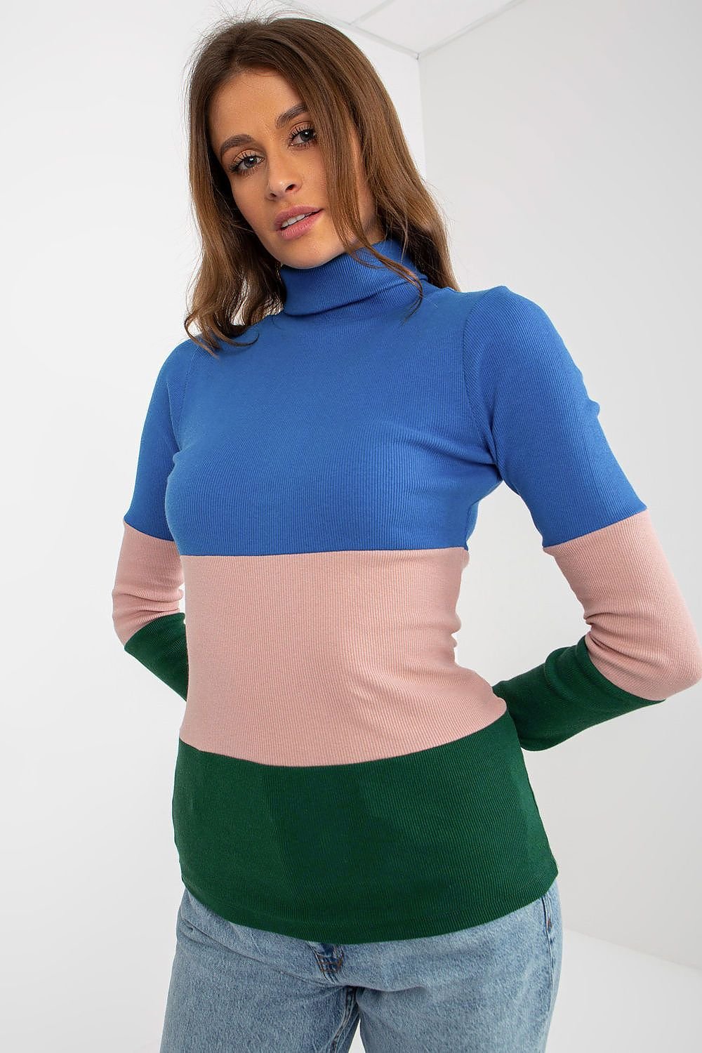 Multi-Color Turtleneck