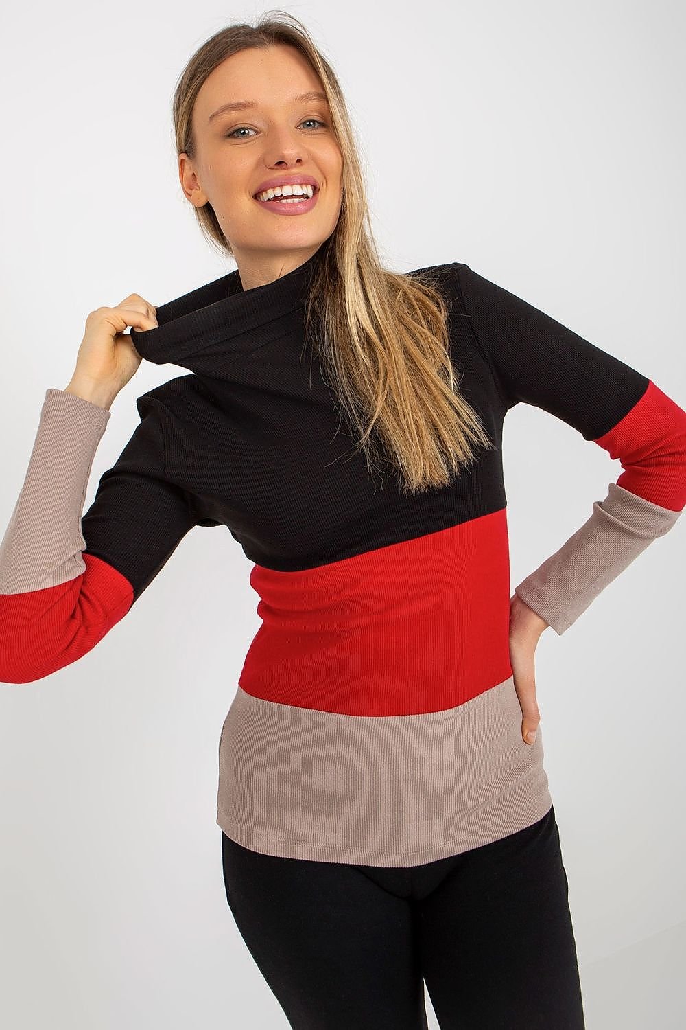 Multi-Color Turtleneck