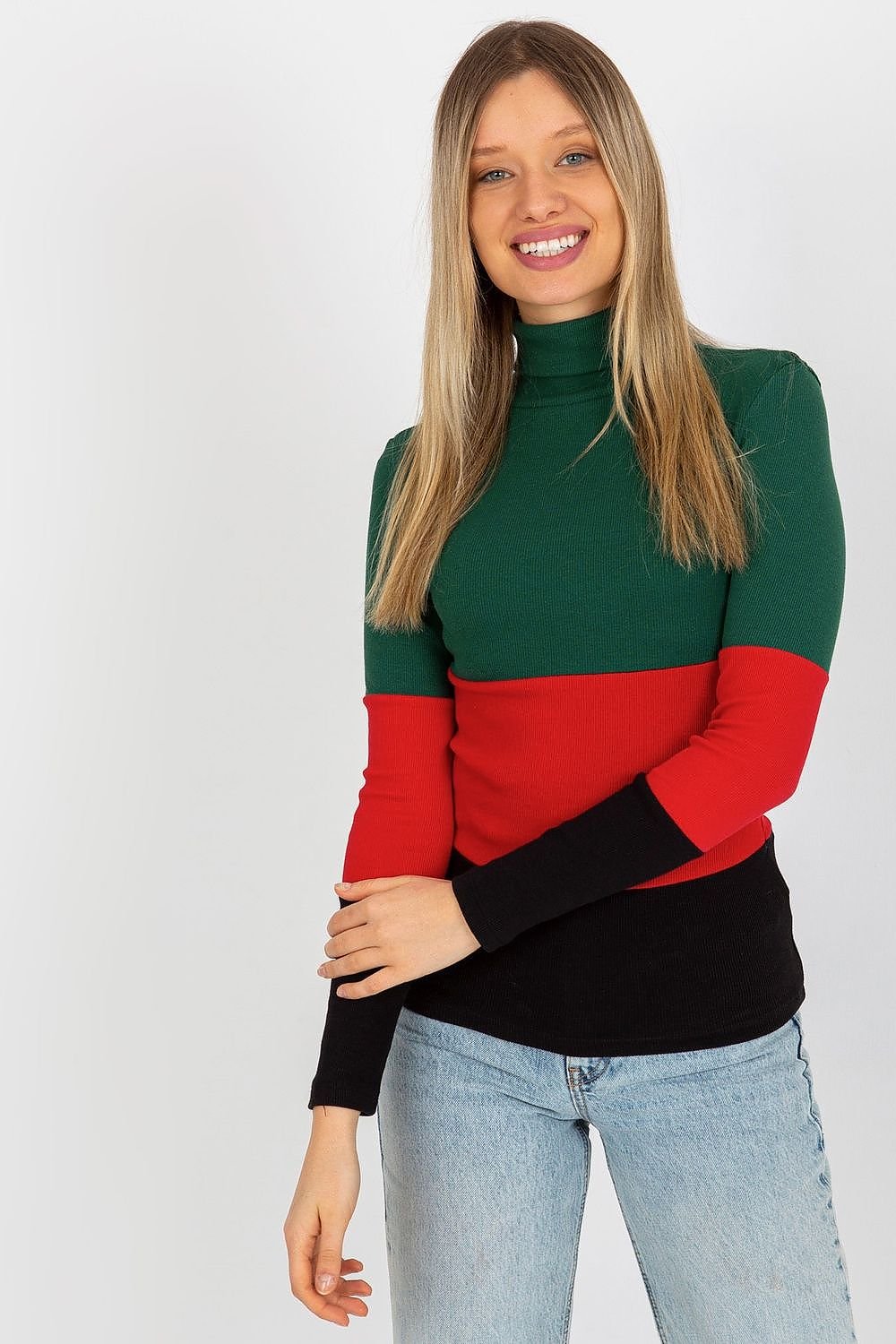 Multi-Color Turtleneck