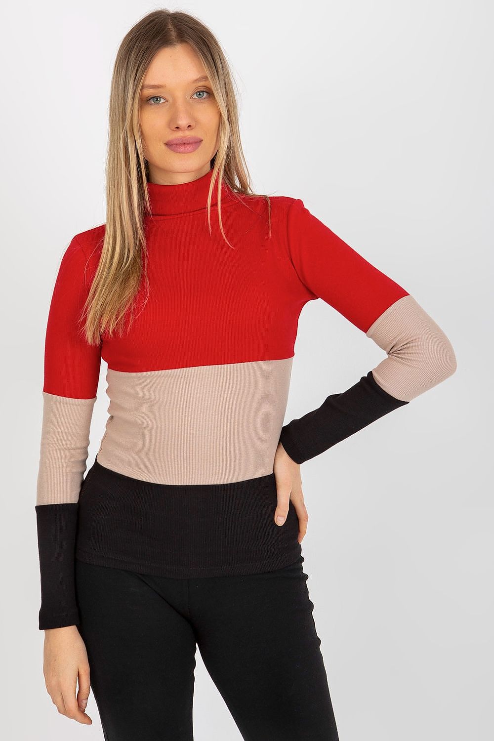 Multi-Color Turtleneck