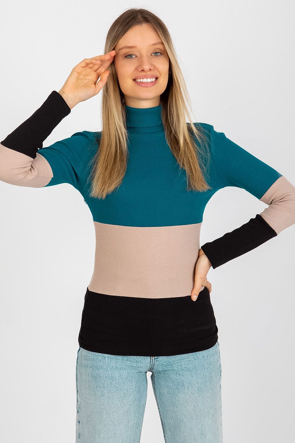 Multi-Color Turtleneck