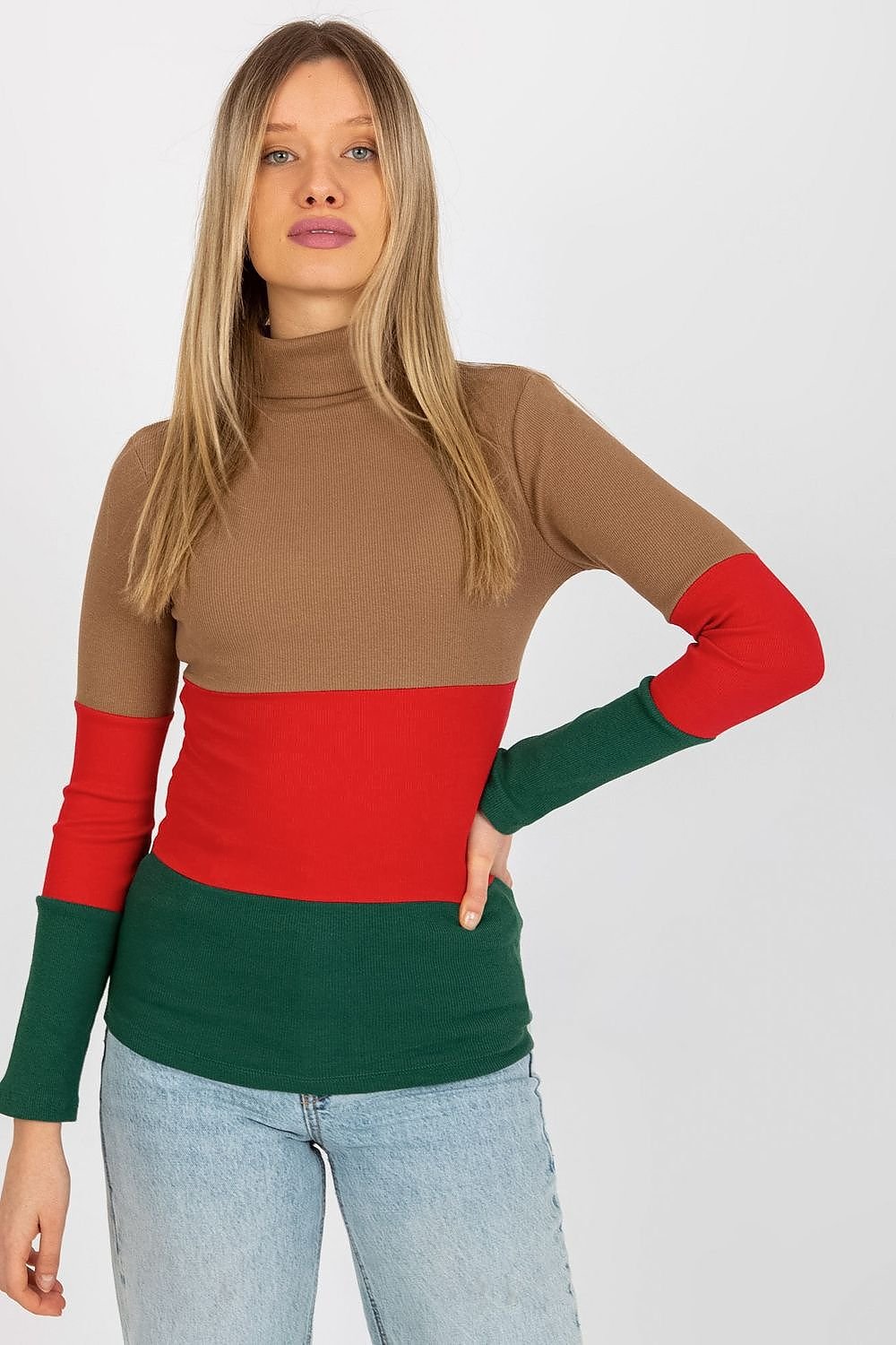 Multi-Color Turtleneck