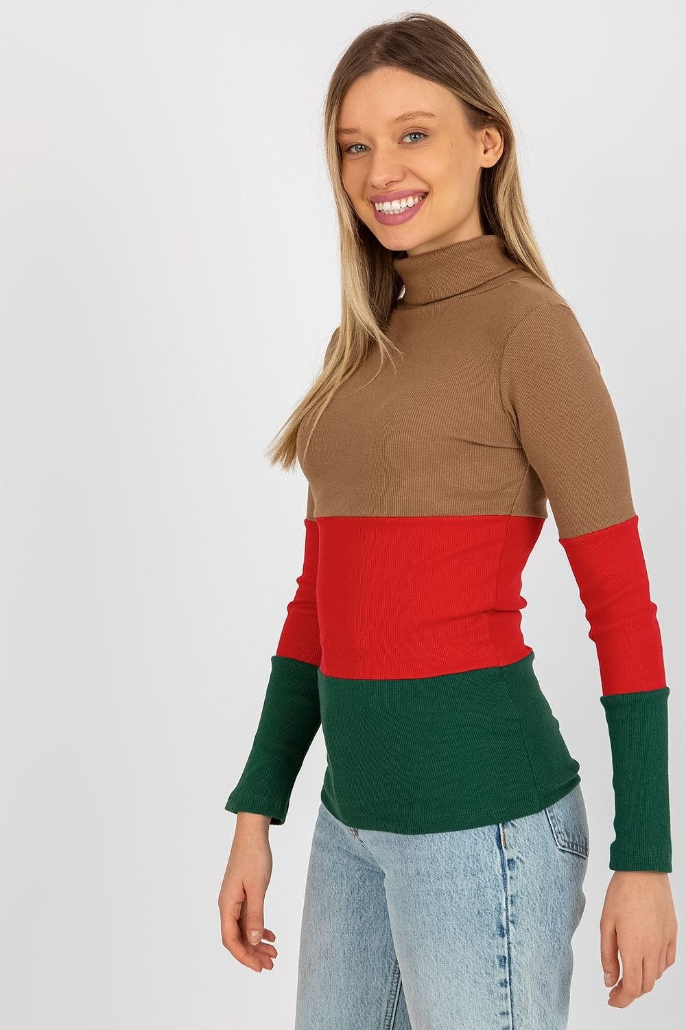 Multi-Color Turtleneck