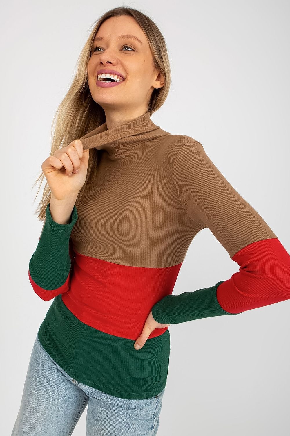 Multi-Color Turtleneck