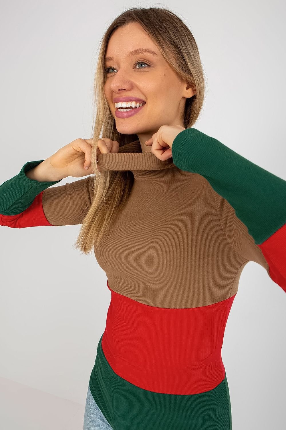 Multi-Color Turtleneck