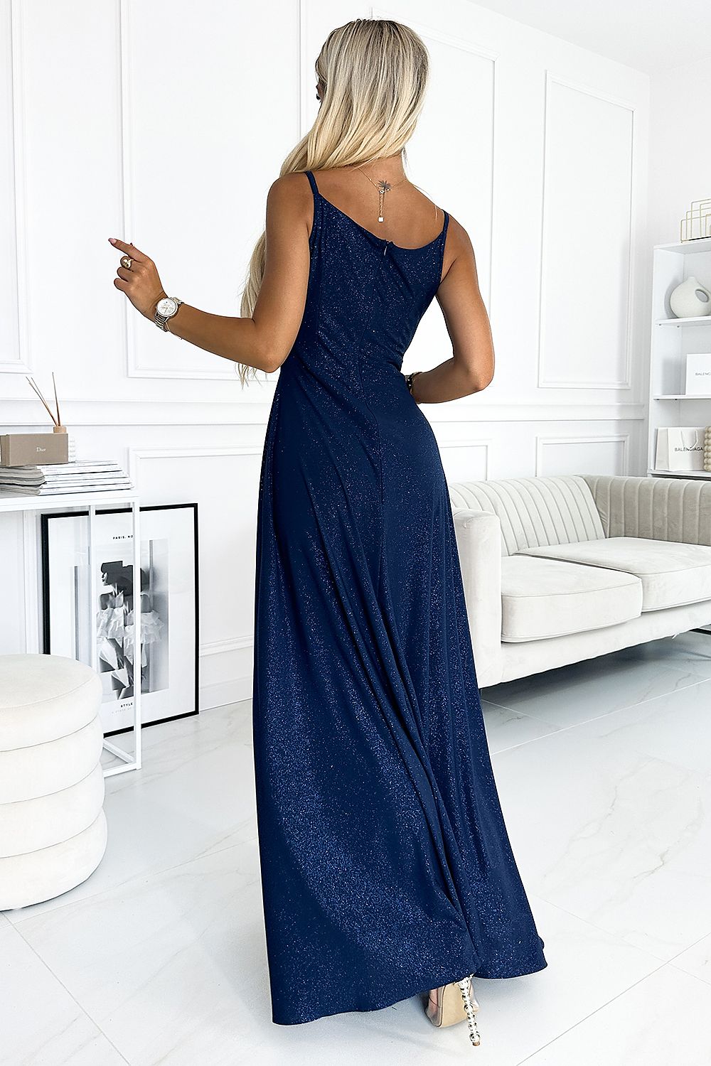 Elegant Strapless Maxi Dress By Numoco