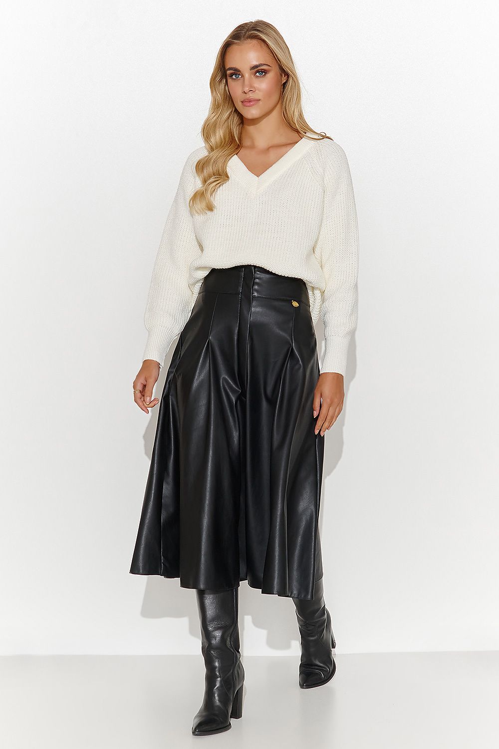 Waistline Belt Skirt