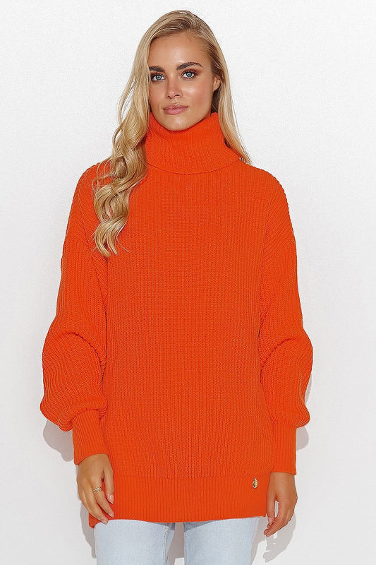 Turtleneck model 185216 Makadamia