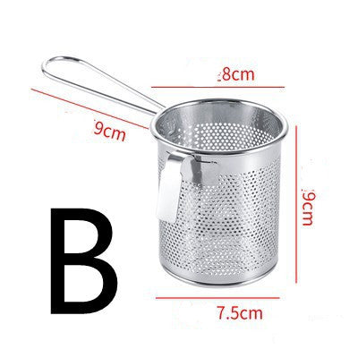 Stainless Steel Hot Pot Colander Filter Mesh With Hook