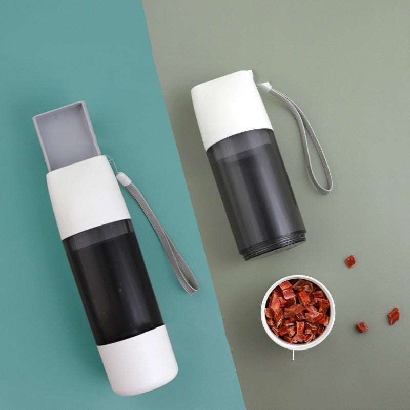 Portable Water Bottle Food Container For Pets.