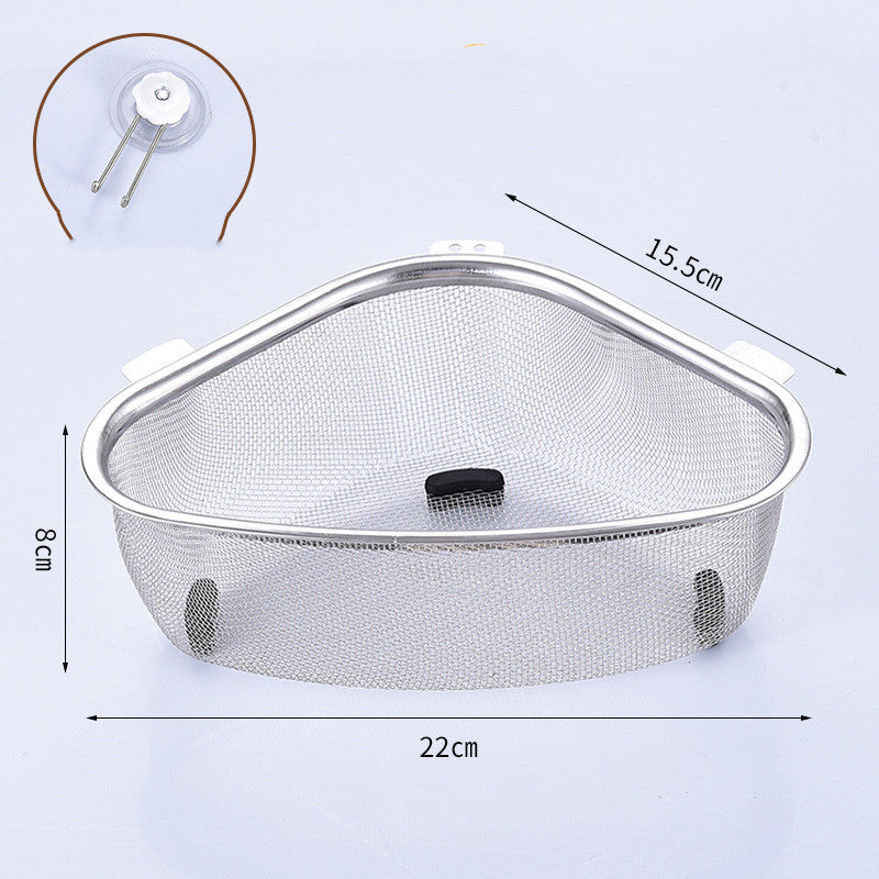 Stainless Steele Kitchen Sink Food Drain Basket Stainless