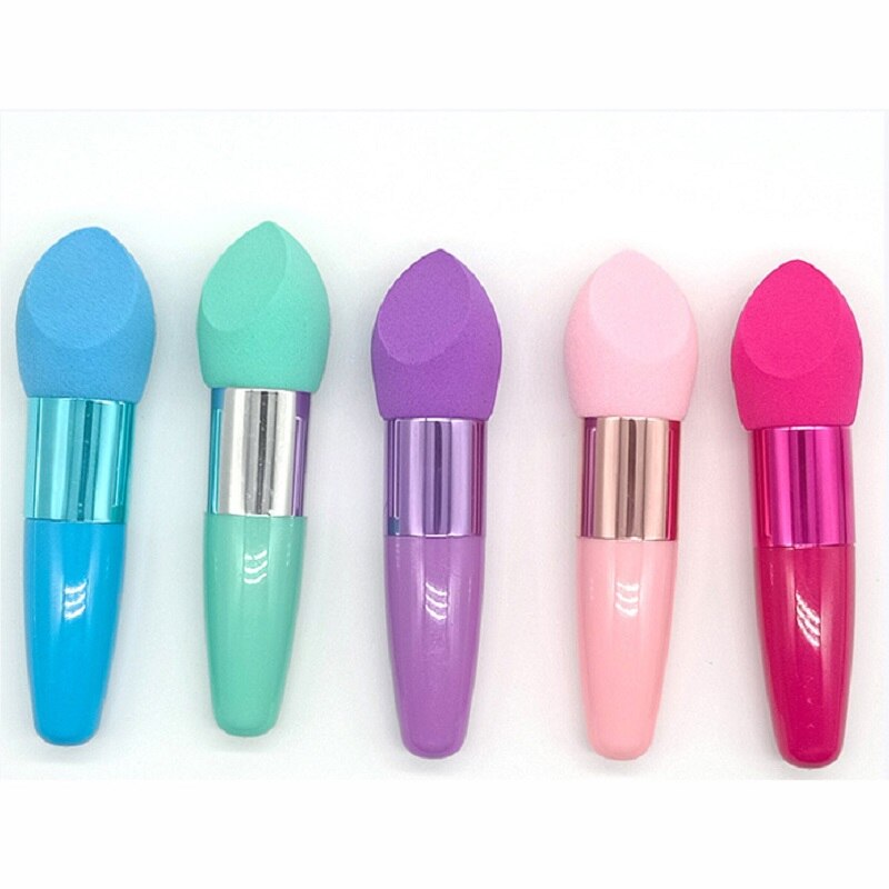 3Pc Women Mushroom Head Make Up Brush Set