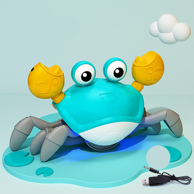 Induction Escape Crab Rechargeable Electric Musical Interactive Toy