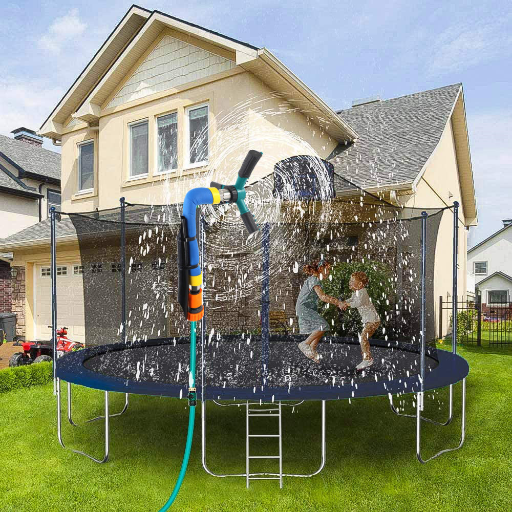 Outdoor summer Trampoline  Rotating Sprinkler head