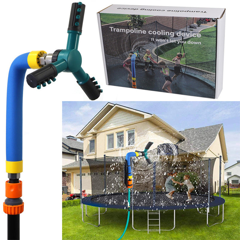 Outdoor summer Trampoline  Rotating Sprinkler head