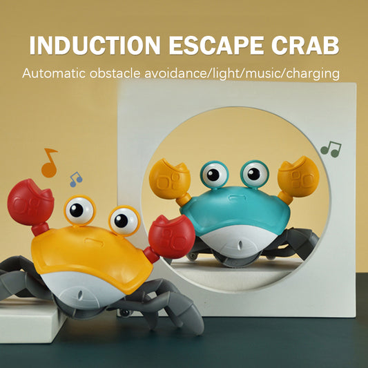 Induction Escape Crab Rechargeable Electric Musical Interactive Toy